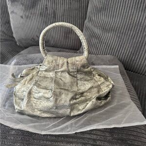 Elegant Silver Mini Bag